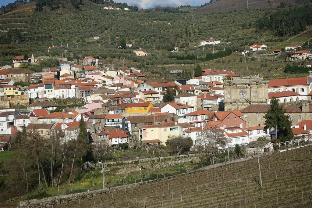 Exterior view of Santa Maria de Salzedas Monastery.