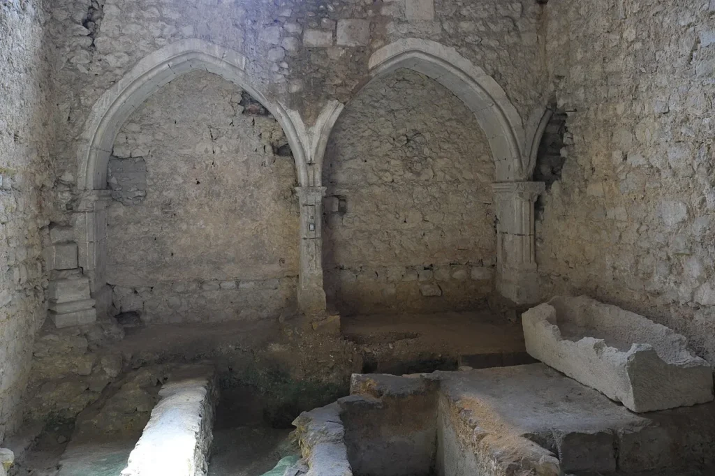 Interior chapel area of the Convento de São Francisco in Santarém.