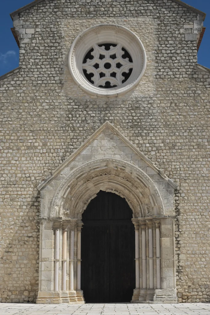 Portal façade of the Convento de São Francisco in Santarém.